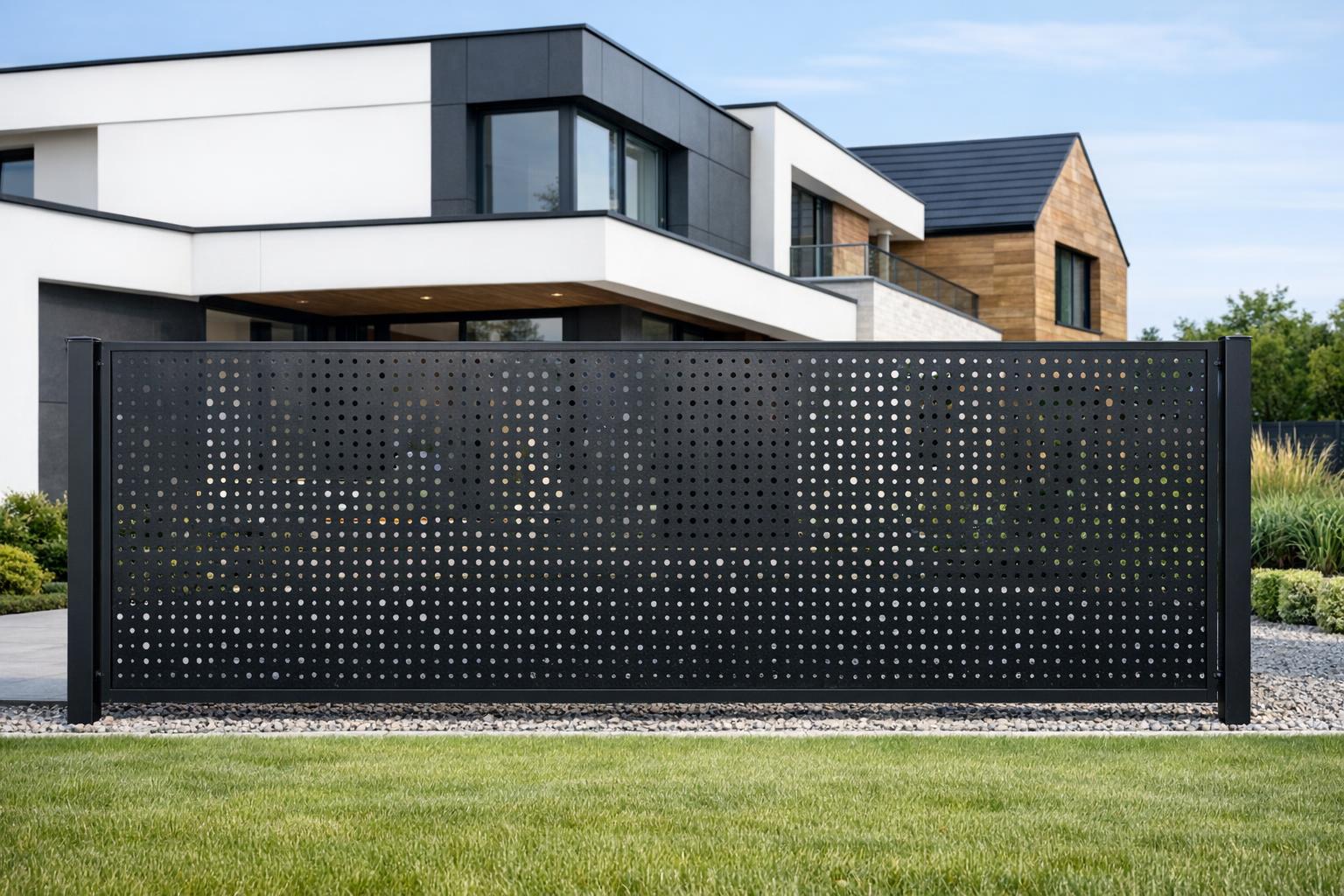 Nowoczesne ogrodzenia perforowane: funkcjonalność i styl dla domu i biznesu